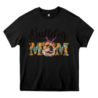 Black western bulldog mom Heavy Core Tee - RanaPortraitStore