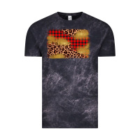 Cloud Black christmas leopard glitter background Vintage Tee - AdoDesignShop