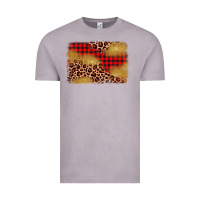 Vintage Zinc christmas leopard glitter background Vintage Tee - AdoDesignShop