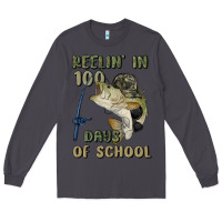 Smoke reelin' in 100 days of school Long Sleeve Tee - MaliasSmallBusiness