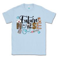 Dusty Blue Western Future Nurse Classic Tee - LillyAllenDesigns