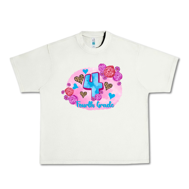Back To School Flowers Fourth Grade 3200x2400 Urban Heavy Tee by AdoDesignShop | Teevron