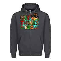 Smoke give thanks bro Zipper Hoodie - MaliasSmallBusiness