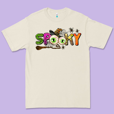Spooky Premium Tee Designed By Adodesignshop