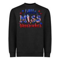 Black little miss firecracker Heavyweight Sweatshirt - NancyCooperArtShop