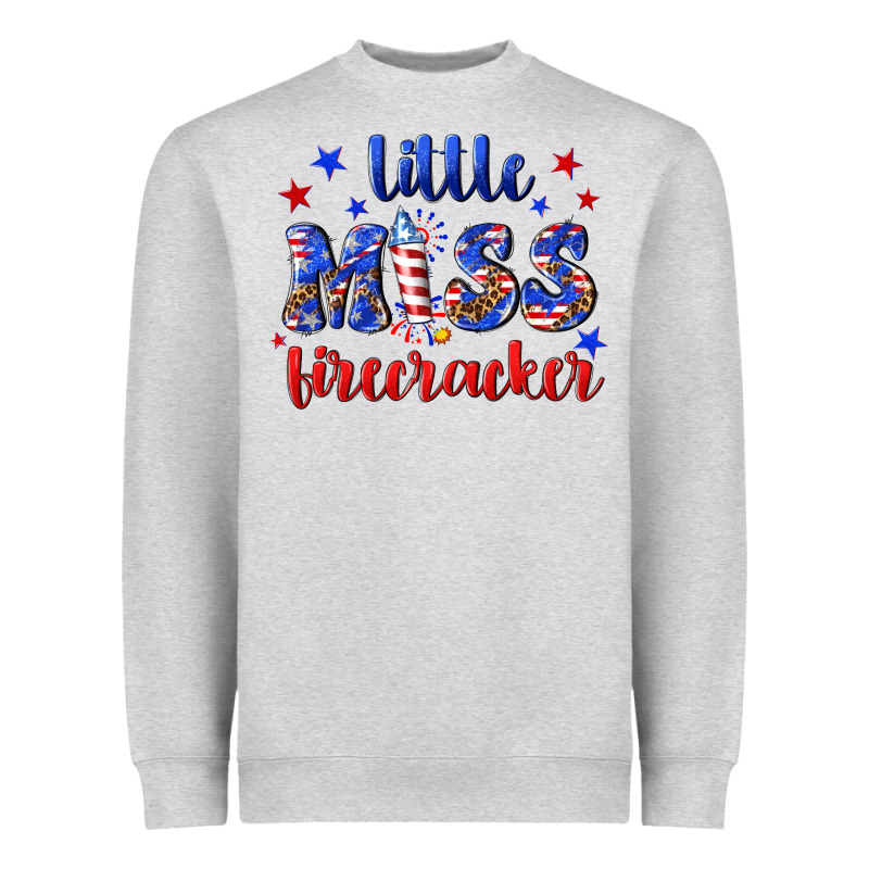 Little Miss Firecracker Heavyweight Sweatshirt by NancyCooperArtShop | Teevron