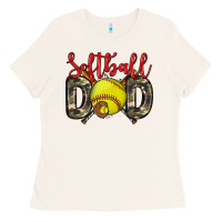 Bone softball dad Ladies Tee - Zillion Design Studio