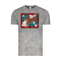 Cloud Rock Christmas gemstone leopard background Vintage Tee - AdoDesignShop