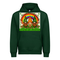 Forest Green St. Patrick's Day gnomies tumbler Urban Hoodie - HowdyJamesFarm