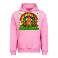 Fuchsia Pink St. Patrick's Day gnomies tumbler Urban Hoodie - HowdyJamesFarm