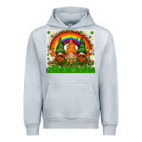Heather Grey St. Patrick's Day gnomies tumbler Urban Hoodie - HowdyJamesFarm