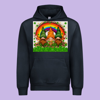 St. Patrick's Day Gnomies Tumbler Urban Hoodie Designed By Howdyjamesfarm