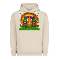 Pigment French Oak St. Patrick's Day gnomies tumbler Urban Hoodie - HowdyJamesFarm