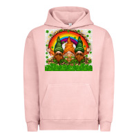 Pigment Salmon St. Patrick's Day gnomies tumbler Urban Hoodie - HowdyJamesFarm