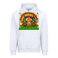 White St. Patrick's Day gnomies tumbler Urban Hoodie - HowdyJamesFarm