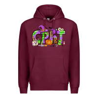 Burgundy Halloween CPHT Pharmacy Technician Premium Hoodie - texasbilliewilder