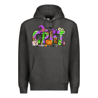 Charcoal Heather Halloween CPHT Pharmacy Technician Premium Hoodie - texasbilliewilder