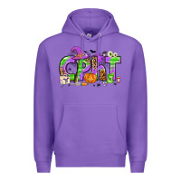 Purple Halloween CPHT Pharmacy Technician Premium Hoodie - texasbilliewilder