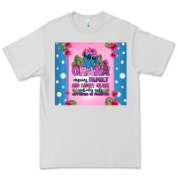 Dove Grey ohana means family stitch Premium Tee - Zillion Design Studio