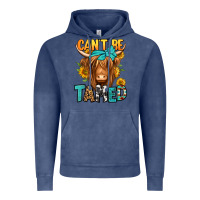 Vintage Denim can't be tamed longhaired cow Vintage Hoodie - Jasminsmagicworld