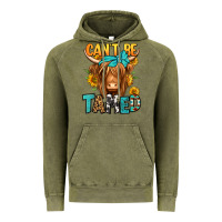 Vintage Olive can't be tamed longhaired cow Vintage Hoodie - Jasminsmagicworld