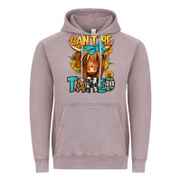 Vintage Zinc can't be tamed longhaired cow Vintage Hoodie - Jasminsmagicworld
