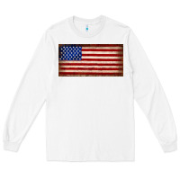 White American flag Long Sleeve Tee - JahusDesignShop