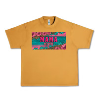 Peanut Butter pink roses mama of girls license plate Urban Heavy Tee - Artiststas