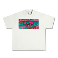 Pistachio pink roses mama of girls license plate Urban Heavy Tee - Artiststas
