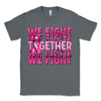 Charcoal Heather together we fight cancer Classic Tee - NancyCooperArtShop
