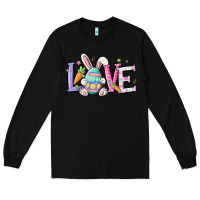 Black love easter Long Sleeve Tee - MaliasSmallBusiness