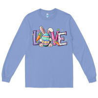 Colony Blue love easter Long Sleeve Tee - MaliasSmallBusiness