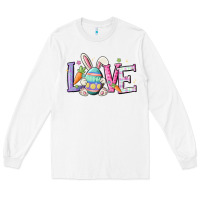 White love easter Long Sleeve Tee - MaliasSmallBusiness