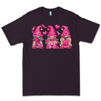 Plum Breast Cancer Gnomes Premium Tee - texasbilliewilder