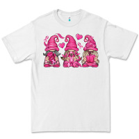White Breast Cancer Gnomes Premium Tee - texasbilliewilder