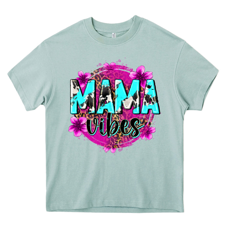 Mama Vibes Heavy Core Tee by Zillion Design Studio | Teevron