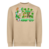 Mushroom st.patricks one lucky nurse Heavyweight Sweatshirt - BarkalooDesign