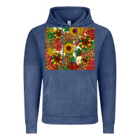 Vintage Denim juneteenth sunflowers Vintage Hoodie - Artiststas