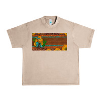 French Oak custom cowboy boots sunflowers and cactus license plate Urban Heavy Tee - Artiststas