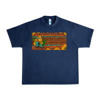 Navy custom cowboy boots sunflowers and cactus license plate Urban Heavy Tee - Artiststas