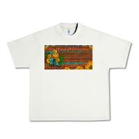 Pistachio custom cowboy boots sunflowers and cactus license plate Urban Heavy Tee - Artiststas
