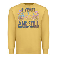 Antique Gold 9 Years And Still Enjoying The Ride Premium Sweatshirt - Bettercallsaul