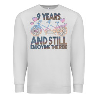 Dove Grey 9 Years And Still Enjoying The Ride Premium Sweatshirt - Bettercallsaul