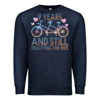 Navy 9 Years And Still Enjoying The Ride Premium Sweatshirt - Bettercallsaul