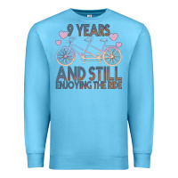Ocean Blue 9 Years And Still Enjoying The Ride Premium Sweatshirt - Bettercallsaul