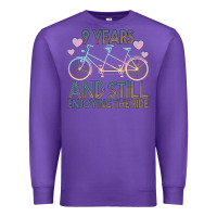 Purple 9 Years And Still Enjoying The Ride Premium Sweatshirt - Bettercallsaul