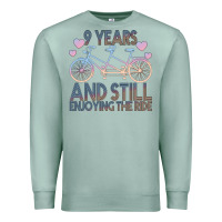 Seafoam 9 Years And Still Enjoying The Ride Premium Sweatshirt - Bettercallsaul