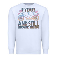 White 9 Years And Still Enjoying The Ride Premium Sweatshirt - Bettercallsaul