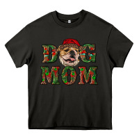Asphalt english bulldog mom christmas Heavy Core Tee - RanaPortraitStore