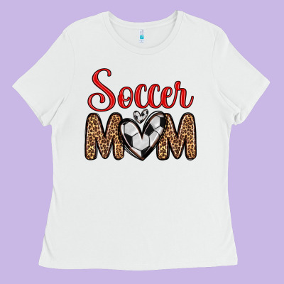 Soccer Mom Ladies Tee Designed By Zillion Design Studio